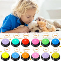 Recordable Pet Communication Buttons – 30s Voice Training Tool
