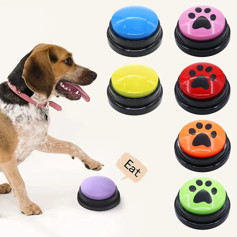 Recordable Pet Communication Buttons – 30s Voice Training Tool