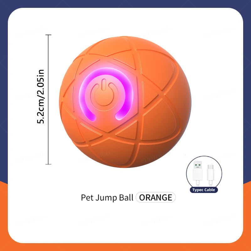 USB Smart Bouncing Toy Ball for Dogs & Cats