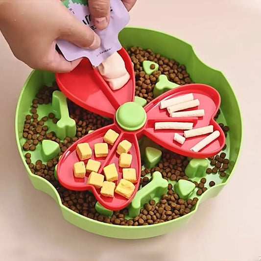 Durable Anti-Choking Pet Bowl – Rotating Design